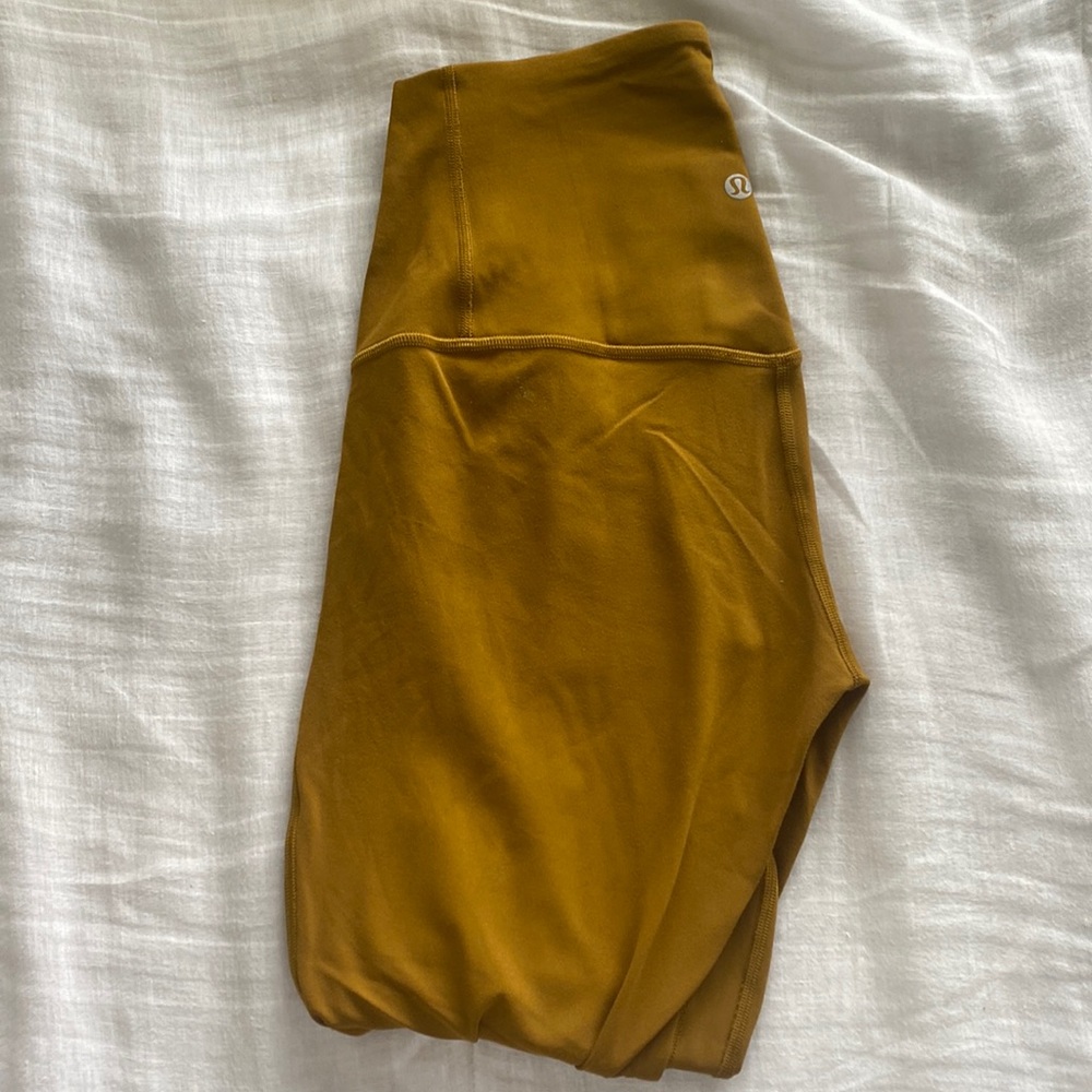 Lululemon Instill High Rise Tight 25” Auric Gold